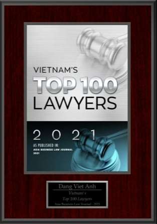 our managing partner has been selected as one of the vietnam s top 100 lawyers in 2021